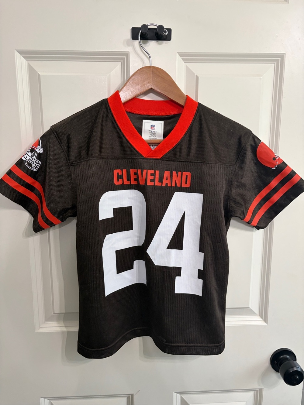Like New Cleveland Browns Kids’ size M/8 Football Jersey #24 Chubb.